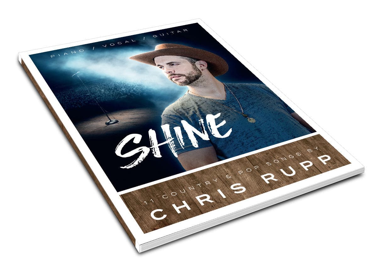 Shine Sheet Music Book - SIGNED - CLEARANCE